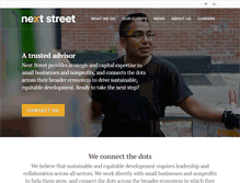 Tablet Screenshot of nextstreet.com